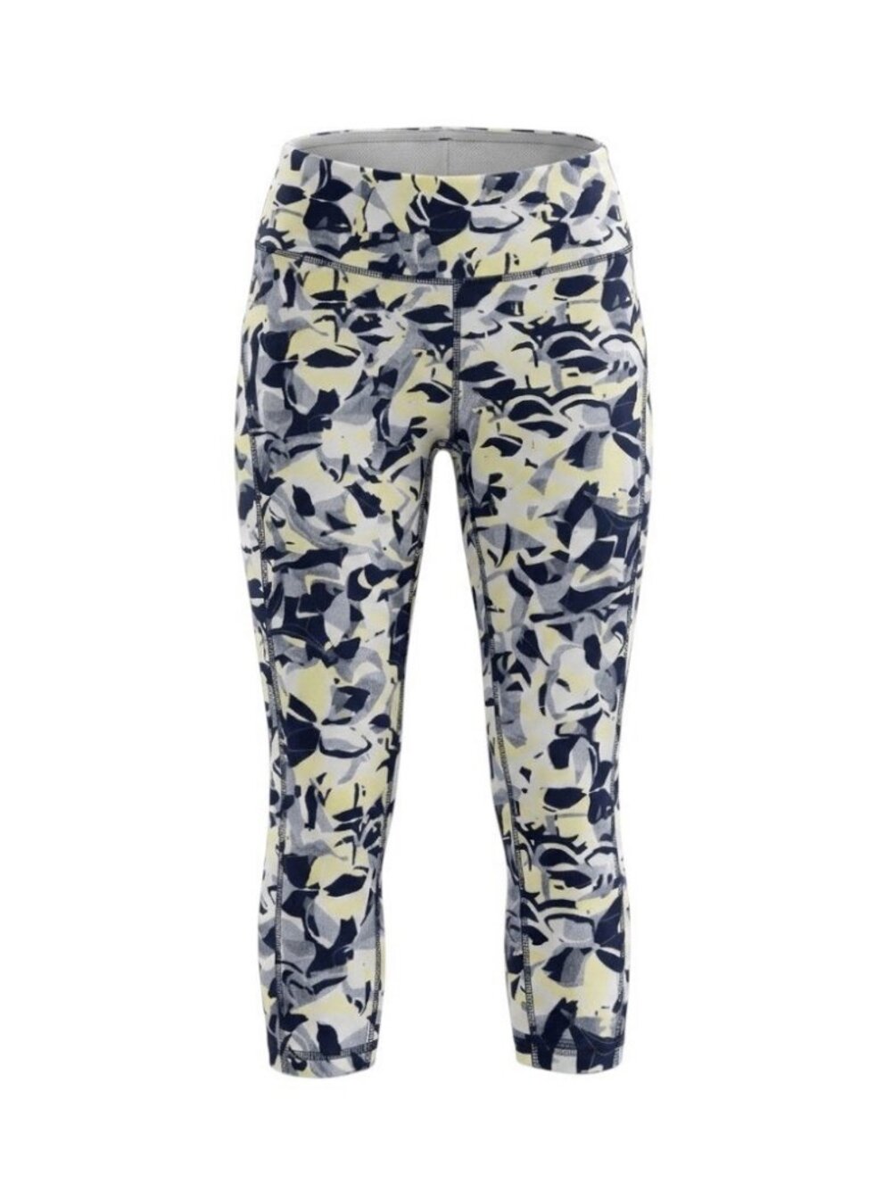 Dip Womens Floral Capri Leggings High Waisted Yoga Pants Activewear Size S